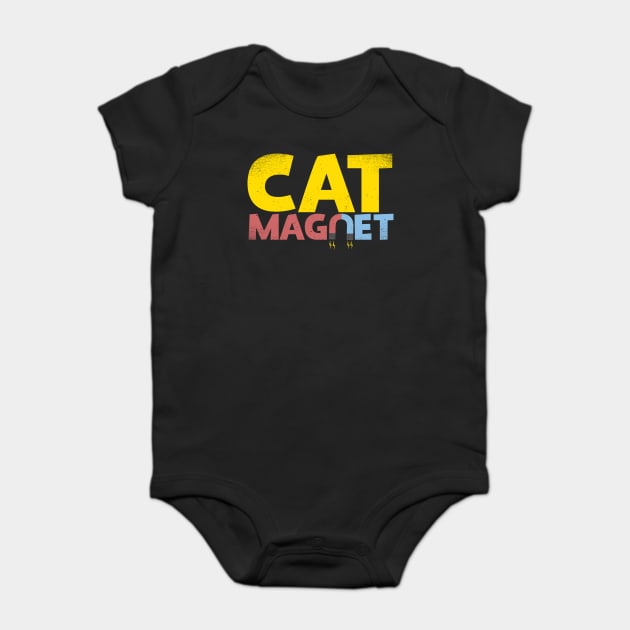 Cat Magnet Baby Bodysuit by thingsandthings